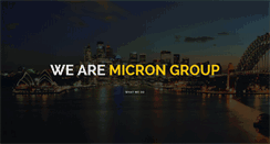 Desktop Screenshot of microngroup.com.au