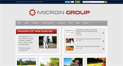 Desktop Screenshot of microngroup.com